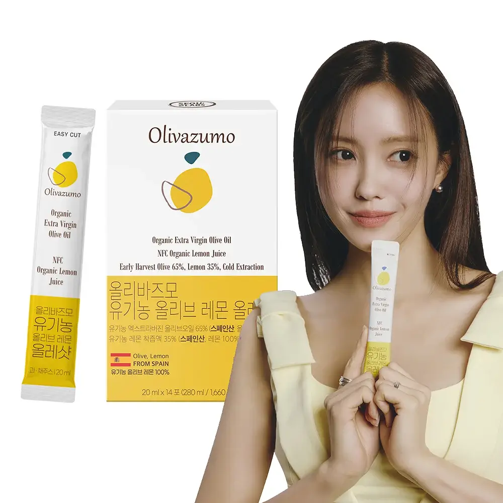 [효민 PICK] 올리바즈모 유기농 올리브 레몬 올레샷 14포